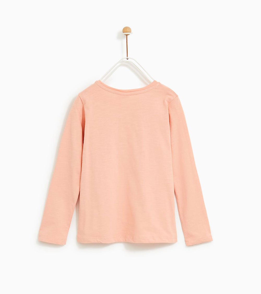 تی شرت دخترانه طرح گربه - Image 2