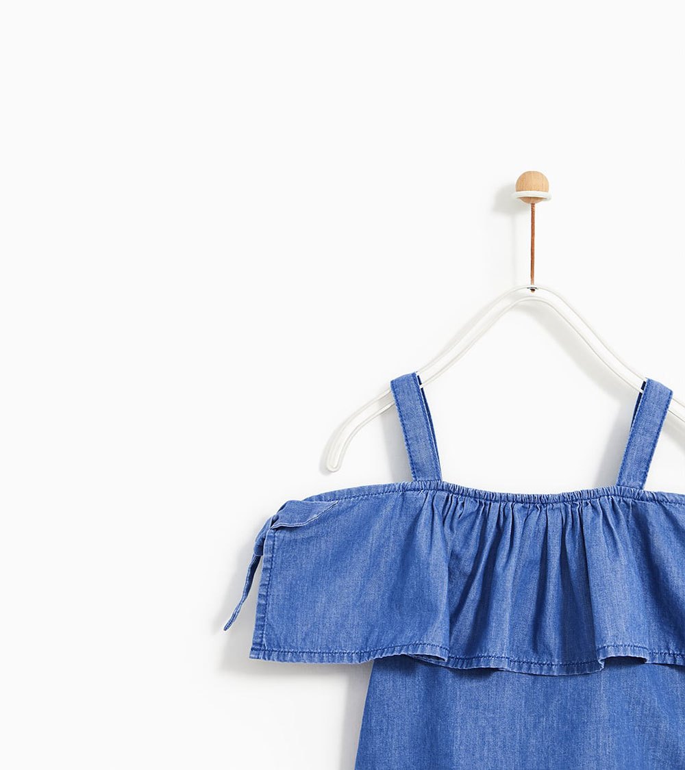 تاپ دخترانه لی آبی - Image 2